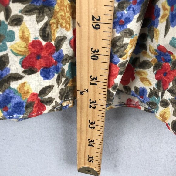 Vintage F  Maxi Skirt Women 6 Flower Farmhouse Modest Cottage Core Western Retro - Picture 5 of 16